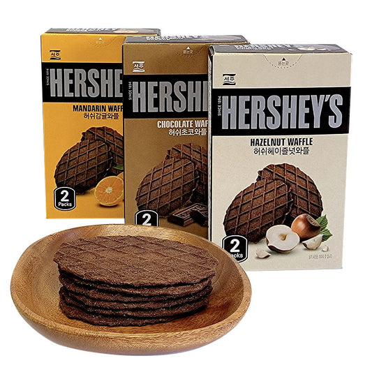 Hershey's Chocolate Waffle Cookies From Korea  55g*32 per case