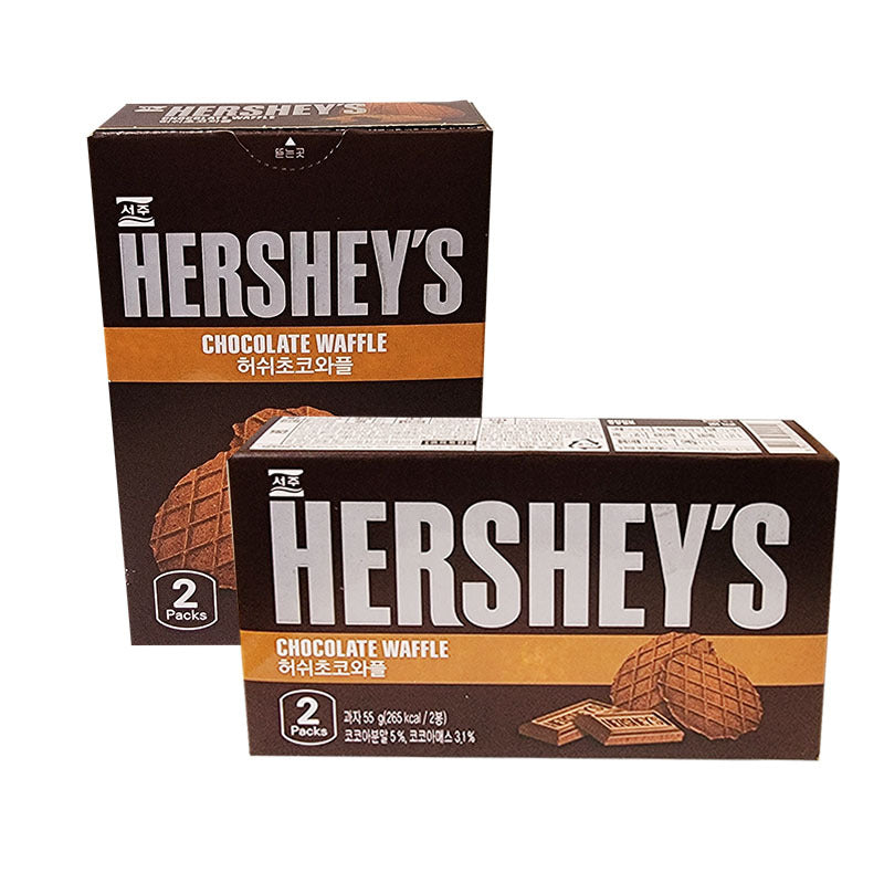 Hershey's Chocolate Waffle Cookies From Korea  55g*32 per case