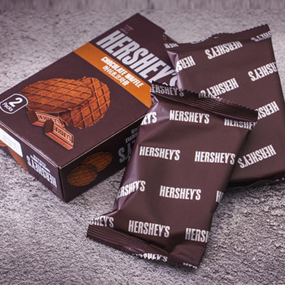 Hershey's Chocolate Waffle Cookies From Korea  55g*32 per case