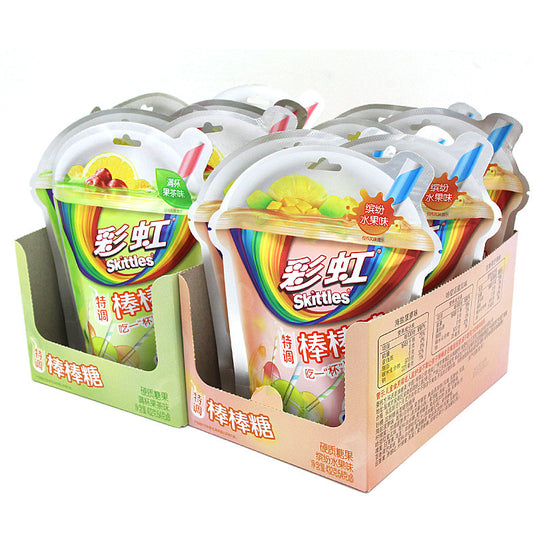 Skittles Mixed Fruits Savor Lollipop (China) 54g*8*4/Case